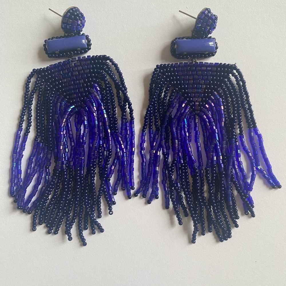 Deepa Gurnani Jody fringe earrings